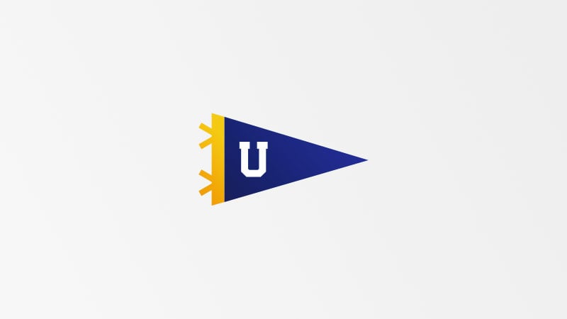 Illustration of a university flag.